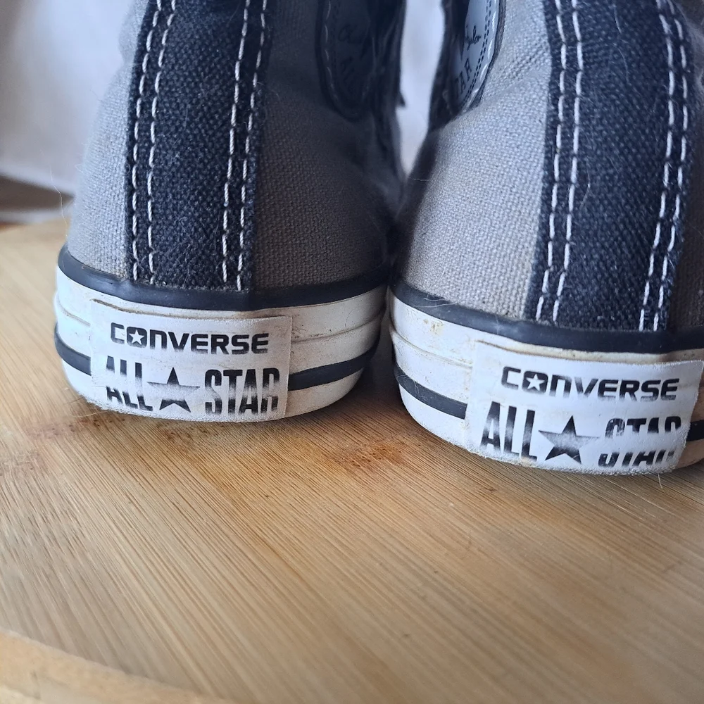 Converse Chuck Taylor All Star High Top Gray Canvas Green Lightning Kids Size 3
